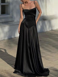Fashion Women's New Sexy Sling Skirt Dress Bodyd Back Dress Black Dress Women's Evening Dress 68HZ