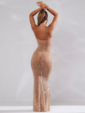 High-End Women's Hot Diamond Sexy Perspective Sling Dress Dress Dress Night Shop Famous Ass And Hip Dress Dress Dress Dress 68HZ