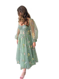 Breast-Wearing Women Green High-End Adult Birthday Host Sexy Family Bridesmaids 68HZ