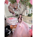 Brape Dress Heavy Industry Adult Dress High-End Light Luxury Small Light Yarn Morning Dress Female Bride Birthday Dress 68HZ