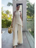 2025 Women's Set Autumn New Fashion Casual Loose Solid Color Two-Piece Set 68HZ