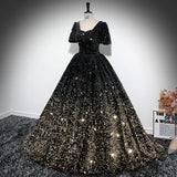 Evening Dress Female Vocal Art Test Solo Performance Costume Adult Ceremony Annual Piano Performance Host Phong Peng Skirt 68HZ