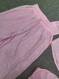 2024 Spring And Summer New Shirt + Breasts + Tight Waist Trousers Hot Three-Piece Suit Woman 68HZ