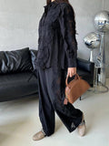 French Court Style Two Sets Of 2025 Summer New Fashion Lace Embroidery Design Fashion Casual Suit Woman 68HZ