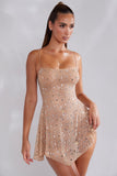 High-End Women's Hot Diamond Sexy Perspective Sling Dress Skirt Dress Dress Dress Banquet Dress Dress 68HZ