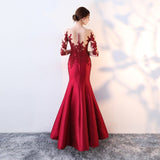 Evening Dress Woman 2025 New Banquet Host Performance Fishtail Long Repair Bride Wedding Toasting Suit 68HZ