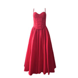 Sexy Suspension Dress 2025 New Corset Thin Breastless Sleeveless Temperament In The Color Of The Long Dress Woman 68HZ