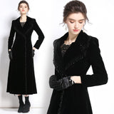 Temperament Long-Sleeve Windy Wind Coat For Women's Autumn And Winter 2025 New Black Tid Of Breath 68HZ
