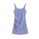 French Small Black Dress Hepburn High Waist Dress 2025 Summer New Sleeveless Sling Dress Woman 68HZ
