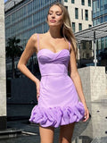 Women's Summer New Sexy Folded Skirt Sling With Dress Dress Dress Dress Skirt 68HZ