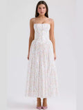 High-End Women's Summer New Sexy Hollow Poneng Sling Dress French Temperamental Skirt Dress 68HZ