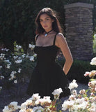 CB French Pure Desire Elegant Sling Dress Sweet Age-Rearing Ballet Dopamine Wearing Belt Strap Fluffy Skirt 68HZ