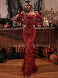 2024 New Temperament Glit Sexy Collar Dress Dress Party Dress Dress Dress 68HZ
