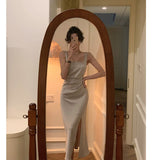 White Hanging Dress Girl With Dresses French Gentle Flavender Dresses 68HZ