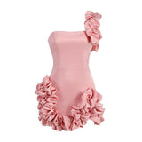 New Dress Lotus Rib Ribs Tight Body Dress Braided Ass 68HZ
