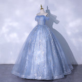 Dress 2025 New Vocal Art Test Temperament Cinderella Piano Performance Ponpong Skirt Shoulder Evening Dress Woman 68HZ