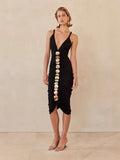 Autumn 2024 New Sexy Hanging Neck Babes Taut-Bumed Dress Evening Dress Woman 68HZ