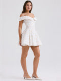 Summer New Sexy Shoulder Sling Dress Fashion Temperament Print Poneng Skirt Dress Dress Dress Dress Dress Dress 68HZ