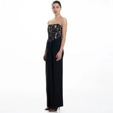 New Sexy Lace Dress Temperament With Chest Sticks Wearing Fish Bone Party Dress Dress 68HZ