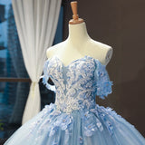 Banquet Evening Dress Female Brating Host Long Punt Skirt Art Exam Bride Wedding Temperament High-End Blue Color Yarn 68HZ