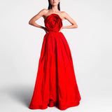 French Famous Style Tective Dress Dress Dress 2025 New Design Sense Splicing Flowers High Waist Long Dress Dress Woman 68HZ