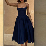 Exploding Sexy V-Neck Sling Dress With Thin Back Dress Sexydress 68HZ