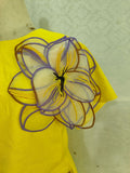 Spring/Summer 2025 New Round-Neck Short Sleeved Blouse + A-Word Skirt Set Retro Embroidery Patch Elegant Fashion 68HZ