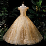 Solo Performance Costume Female Puffy Dress Long Vocal Art Dress Host Annual Evening Dress 68HZ