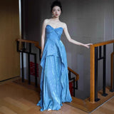 Morning Robe New Chinese Female Bride Toasting Engagement Dress High-End Light Luxury Niche Braid Design Dress Autumn 68HZ