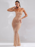 High-End Women's Hot Diamond Sexy Perspective Sling Dress Dress Dress Night Shop Famous Ass And Hip Dress Dress Dress Dress 68HZ