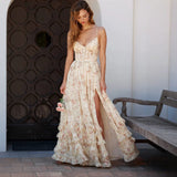 Women's Explosive Sexy Print Crumlion Long Dress 68HZ
