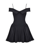 Summer New Sexy Shoulder Sling Dress Fashion Temperament Print Poneng Skirt Dress Dress Dress Dress Dress Dress 68HZ
