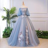 Banquet Evening Dress Dress 2025 New Ponpong Skirt Art Test Solo Temperament Thin Stage Performance Host Dress 68HZ