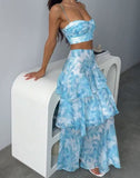 Fashion Wrapped Chest Print Sleeves On The Back Of The Fork Irregularly Set Half-Dress Suit Woman 68HZ