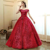 Evening Dress Female Solo Performance Suit Pony Dress Long Annual Meeting Host Gold Dress 68HZ