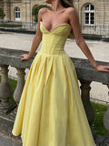 High-End Women's Sexy Chest-Clothed Fish Bone Girded Spring Dress Dress Women Elegant Dress Evening Dress 68HZ