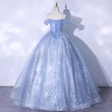 Dress 2025 New Vocal Art Test Temperament Cinderella Piano Performance Ponpong Skirt Shoulder Evening Dress Woman 68HZ