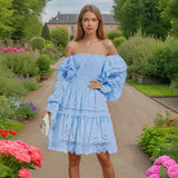 French Fashion Dress Women 2025 Spring New Niche Embroidery High-End Feeling Waist Thin Bra Skirt Tide 68HZ