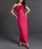 Tlaw Skirt New Ostrich Haired Dress Women's Source Women's Clothing Explosion 68HZ