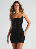 Direct Sale 2024 Summer New Slings With Beads Sexy Ass-Repair Mini Dress 68HZ