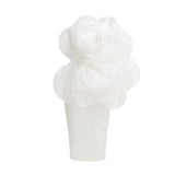 New High-End Sexy Decorative Flower Dress Fashion Slant Shoulder Big Flower Party Dress Long 68HZ