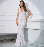 Exploding Beads Sling Dress Dress Women's Dress Sexy Night Dress Wedding Dress 68HZ