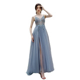 Hanging Annual Meeting Evening Dress Woman 2025 New Sentament Dress Famous Birthday Banquet Host Dress Dress 68HZ