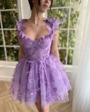 The Bridesmaid's Suit Slings Linden With Forked Temperament Sexy Evening Dress Lace Mesh Dress 68HZ