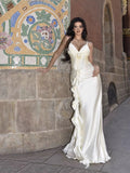 Sexy Famous Sling Suit V Collared Back Ribbon Ribbon Dress Romantic Dating Island Beach Dress 68HZ