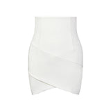 Summer Beauty Warning 2025 Spring And Summer New Irregular Design Half-Smelly Dress High-Rise Skinny And Short Dresses 68HZ