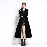 Temperament Long-Sleeve Windy Wind Coat For Women's Autumn And Winter 2025 New Black Tid Of Breath 68HZ