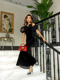 One-Word Shoulder Evening Dress Dress High-End Light Luxury Niche Host Annual Meeting Dress Art Exam Senior Sense Fishtail Dress 68HZ