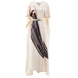 Sexy V-Neck Belt-Print Shawl Dress Dress Dress Dress Dress 2025 Women's New Summer 68HZ
