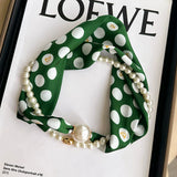 Vintage Elegant Versatile Soft Fabric Fashion Silk Scarf HZ1024